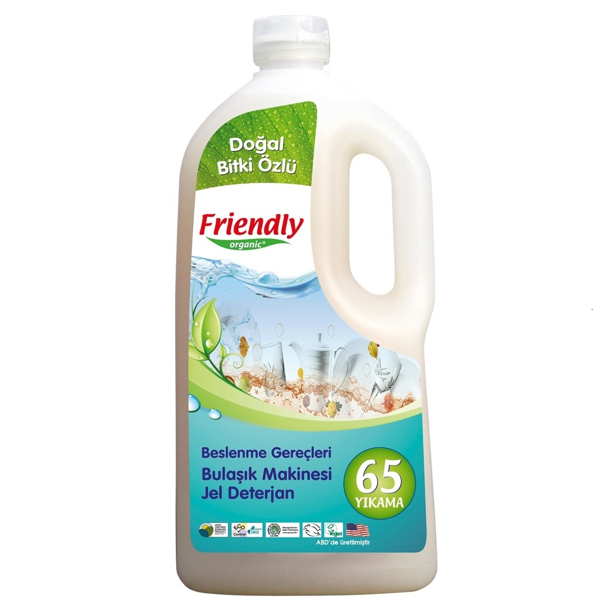 Friendly Organik Beslenme Gereçleri Bulaşık Makinesi Jel Deterjan Orjinal