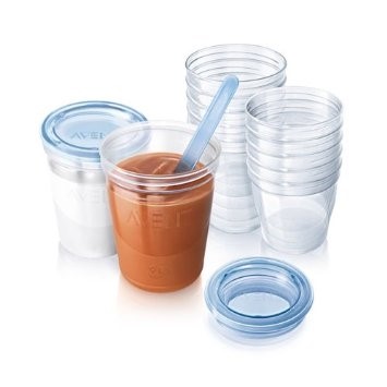 Avent Via Gurme Mama ve Süt Saklama Seti 20 li Orjinal