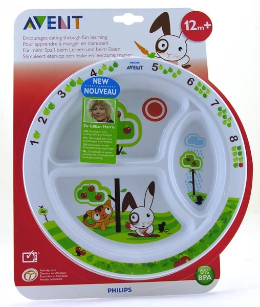 Avent Bölümlü Beslenme Kasesi 12 m+ Orjinal