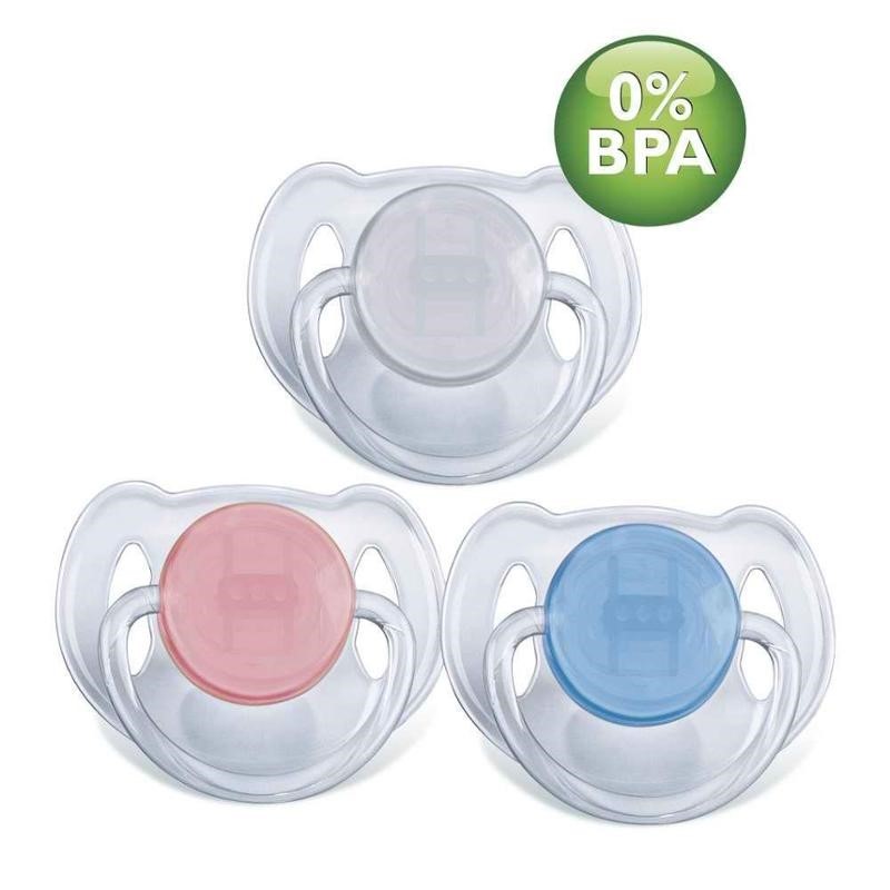 Avent 0% BPA Emzik 6-18 ay Şeffaf 2 li Orjinal