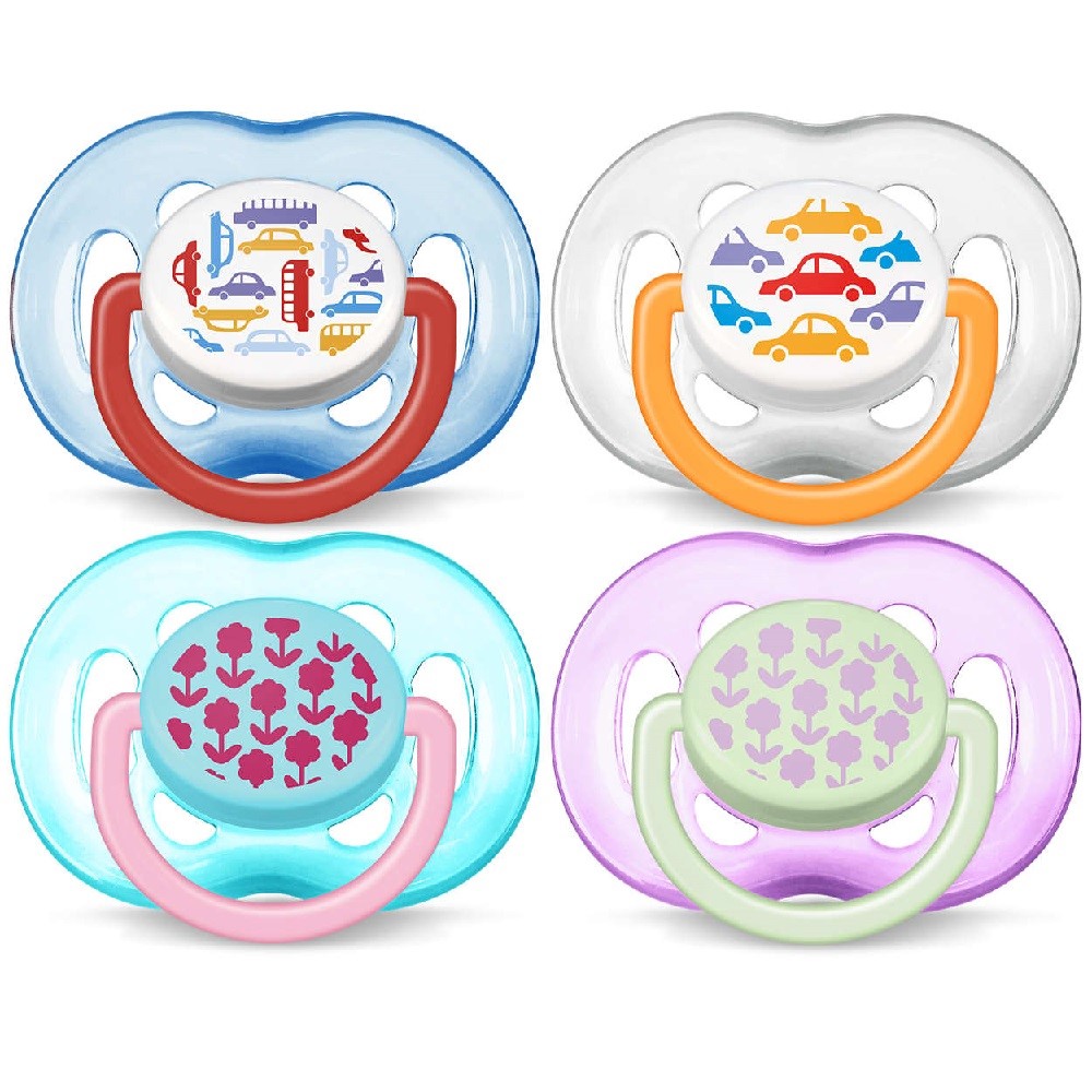 Avent 0% BPA Emzik 6-18 ay Desenli 2 li Orjinal