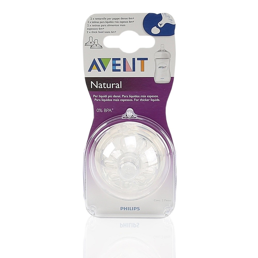 Avent 0% BPA Biberon Emziği Natural 6 m+ Y Kesik Orjinal