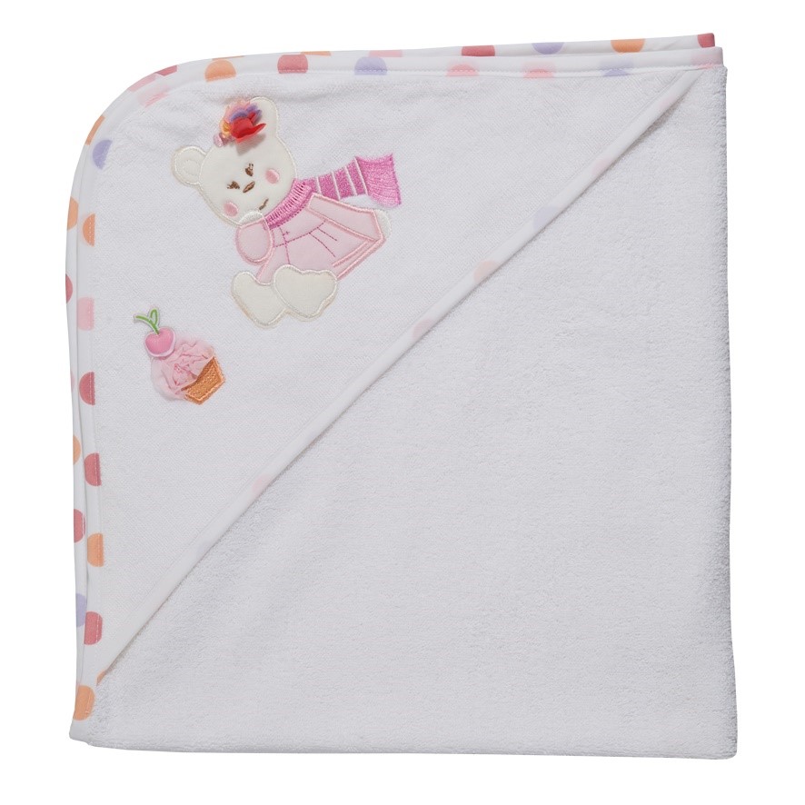 Aybi Baby Bebek Banyo Havlusu Pembe