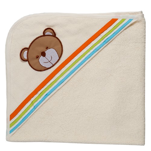 Aybi Baby Bebek Banyo Havlusu Krem