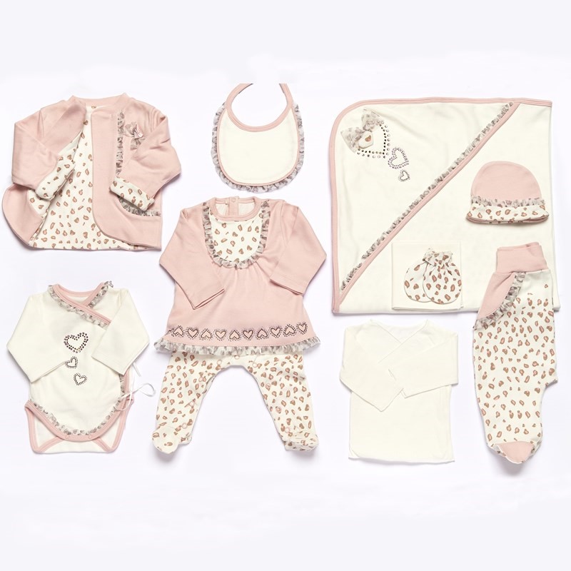 Aybi Baby Hastane Çıkışı 10 lu Leopard Pembe