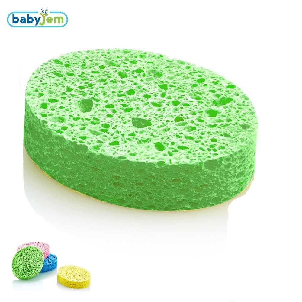 BabyJem Banyo Süngeri Selülozik Yeşil