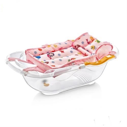 BabyJem Desenli Köpüklü Banyo Filesi Pembe