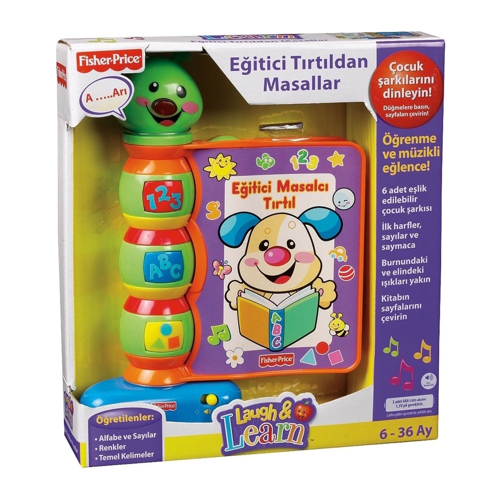 Fisher Price Türkçe Konuşan Masalcı Tırtıl Orjinal