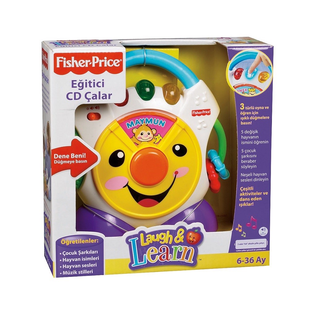 Fısher Price Eğitici CD Çalar (Türkçe) Orjinal