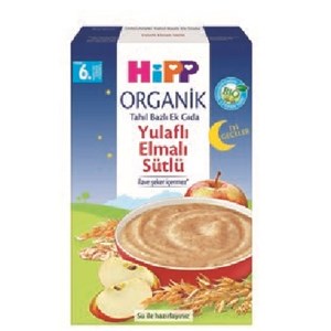 Hipp Organik İyi Geceler Yulaflı Elmalı Tahıl Bazlı EK Gıda 250 gr