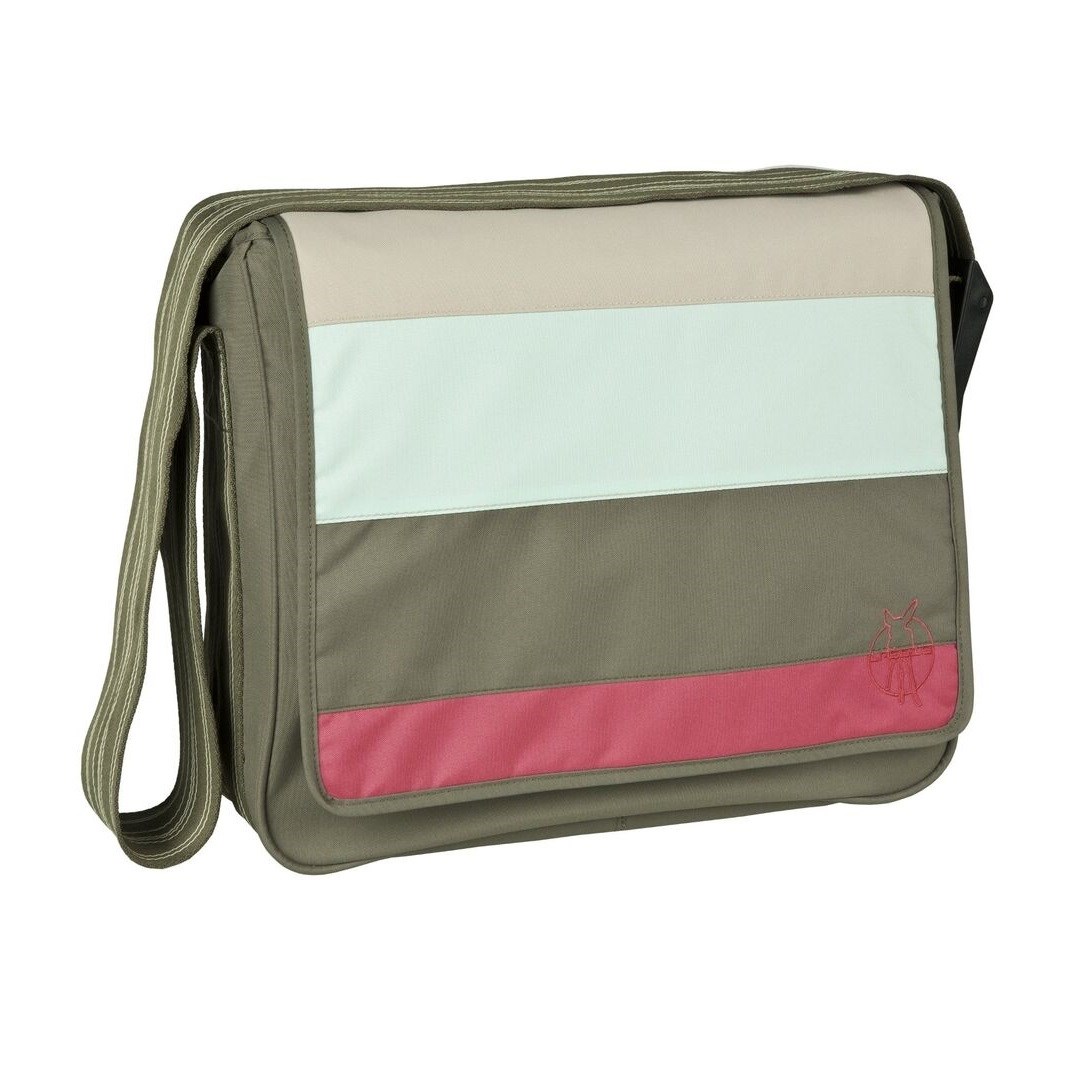 Lassig Cassual Messenger Bag Stripes Gri