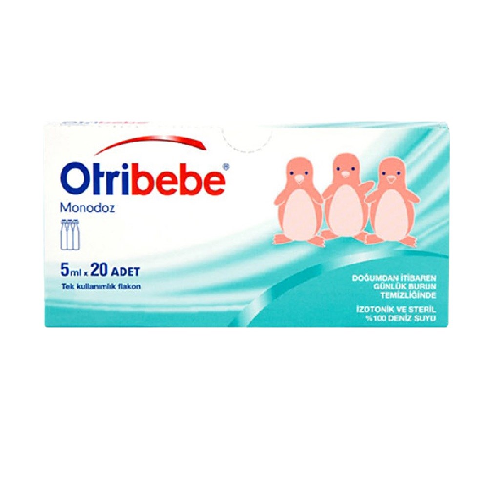 Otri Bebe Monodoz İzotonik ve Steril Deniz Suyu 5 ml*20 Adet Orjinal