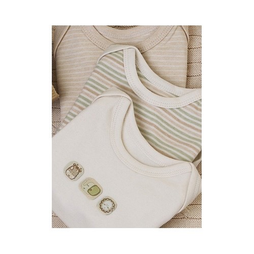 7131A Natures Purest Organic Sleep Safari Bodysuit Set  0-3 Orjinal