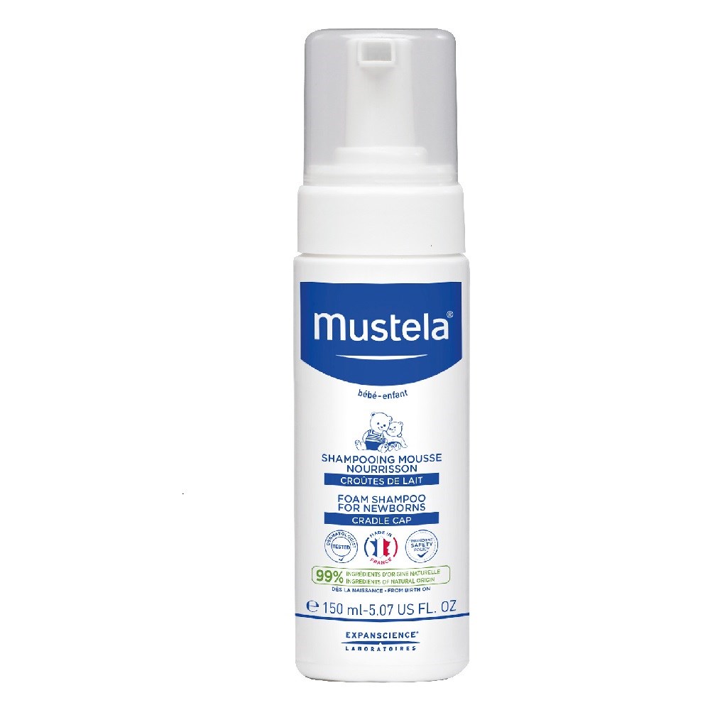 Mustela Foam Shampoo For Newborns Konak önleyici 150 ml Orjinal