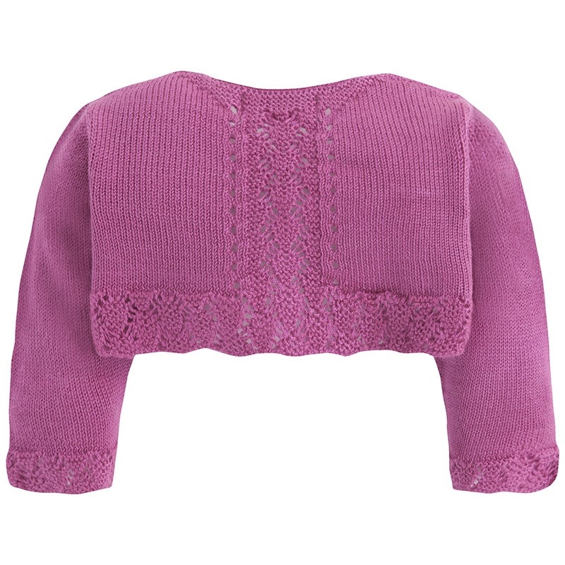 1308 Mayoral Triko Bolero Pembe