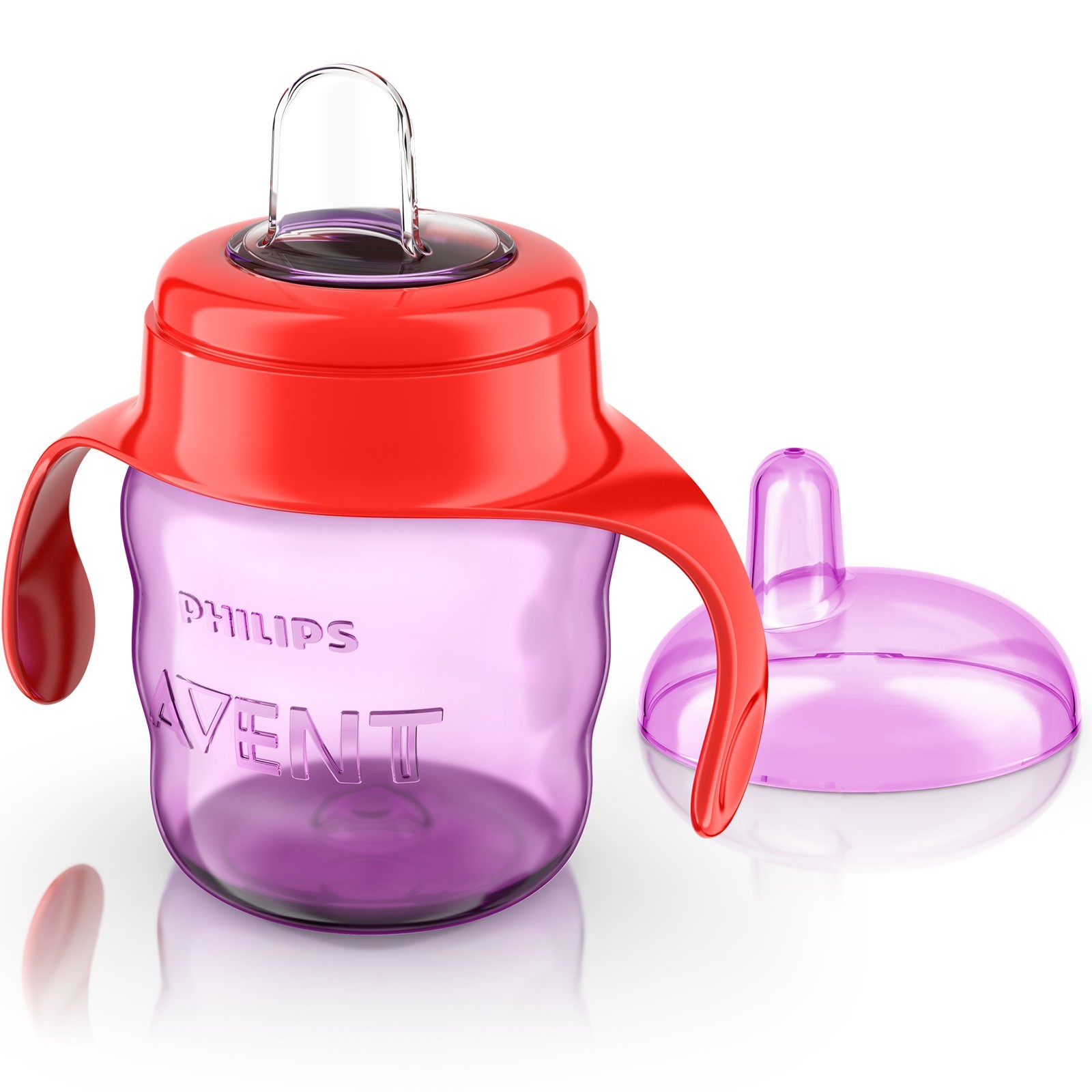 Avent Eğitici Damlatmaz Bardak 200 ml 6m+ Mor