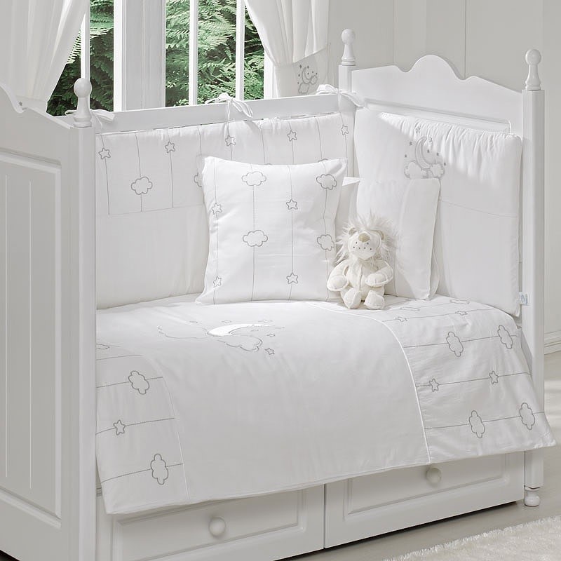 Funnababy Uyku Seti 70x130 cm - Luna Chic Beyaz