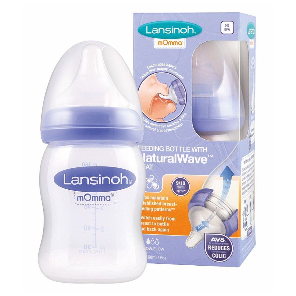Lansinoh Natural Wave Biberon 160 ml Orjinal