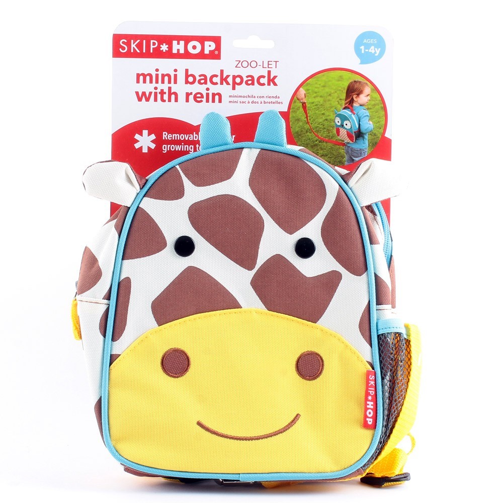 Skip Hop Zoo Emniyet Kemerli Sırt Çantası Zürafa Kahverengi 
