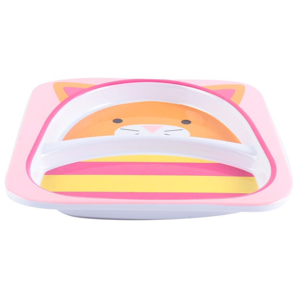 Skip Hop Zoo Bölmeli Mama Tabağı Kedi Orjinal