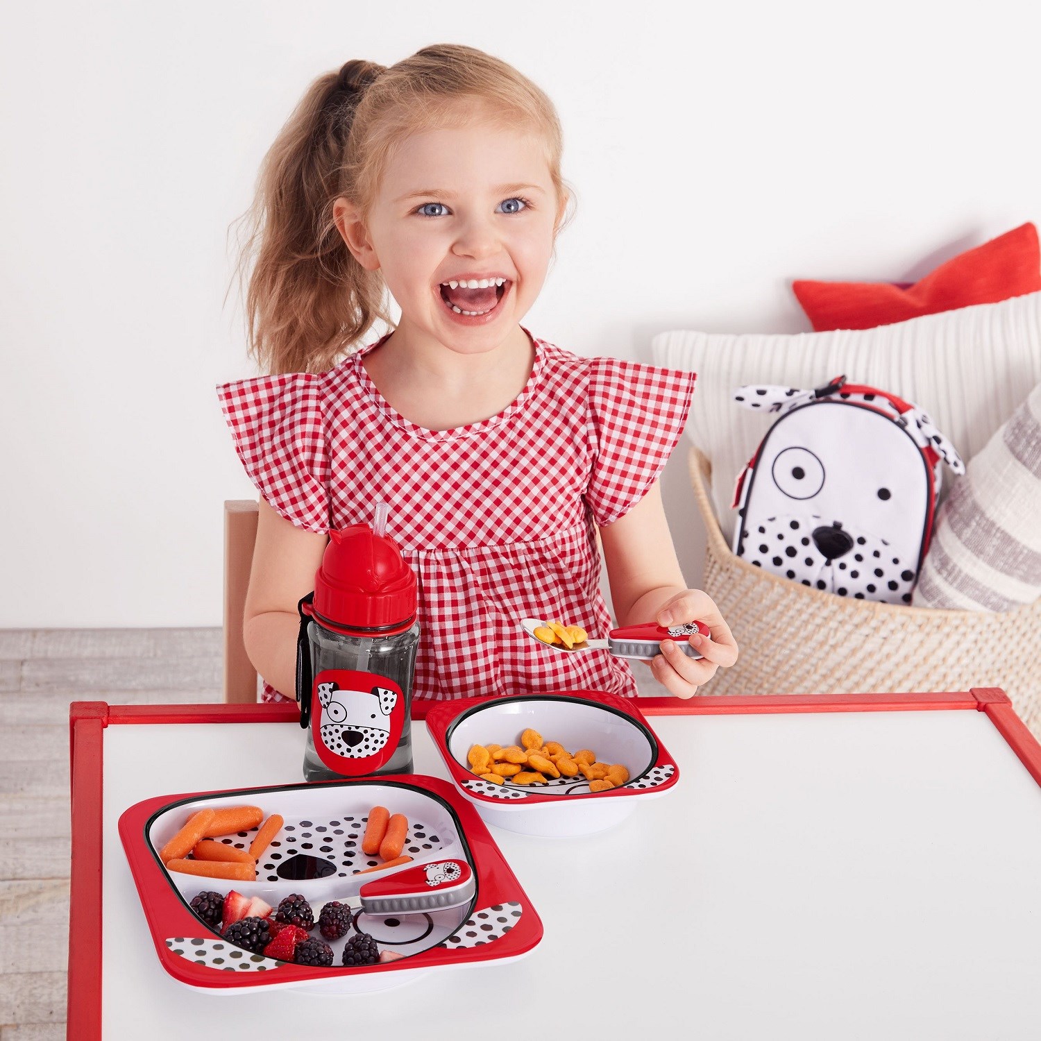 Skip Hop Zoo Bölmeli Mama Tabağı Dalmaçyalı Orjinal