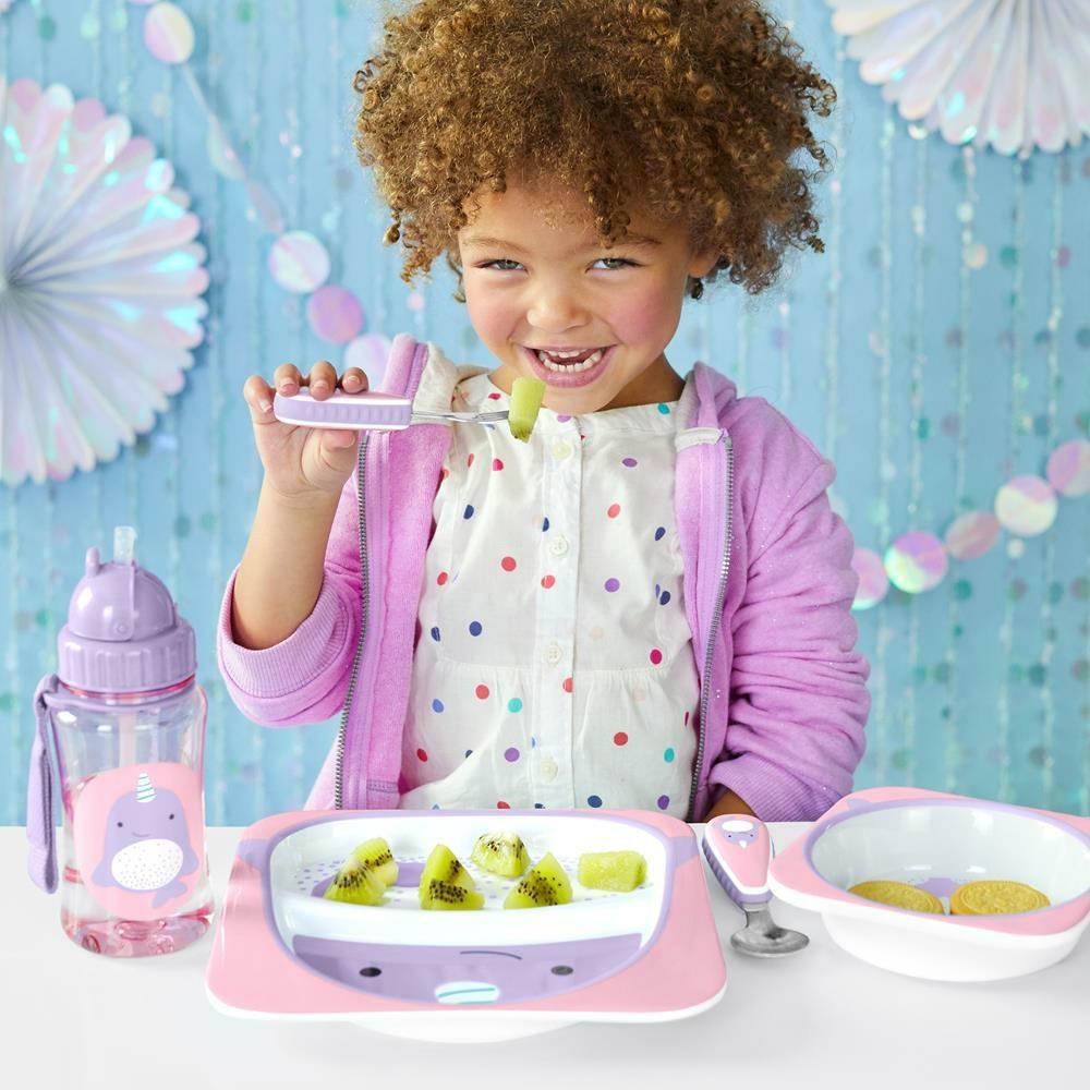 Skip Hop Zootensils Çatal Kaşık Seti Narwhal Orjinal