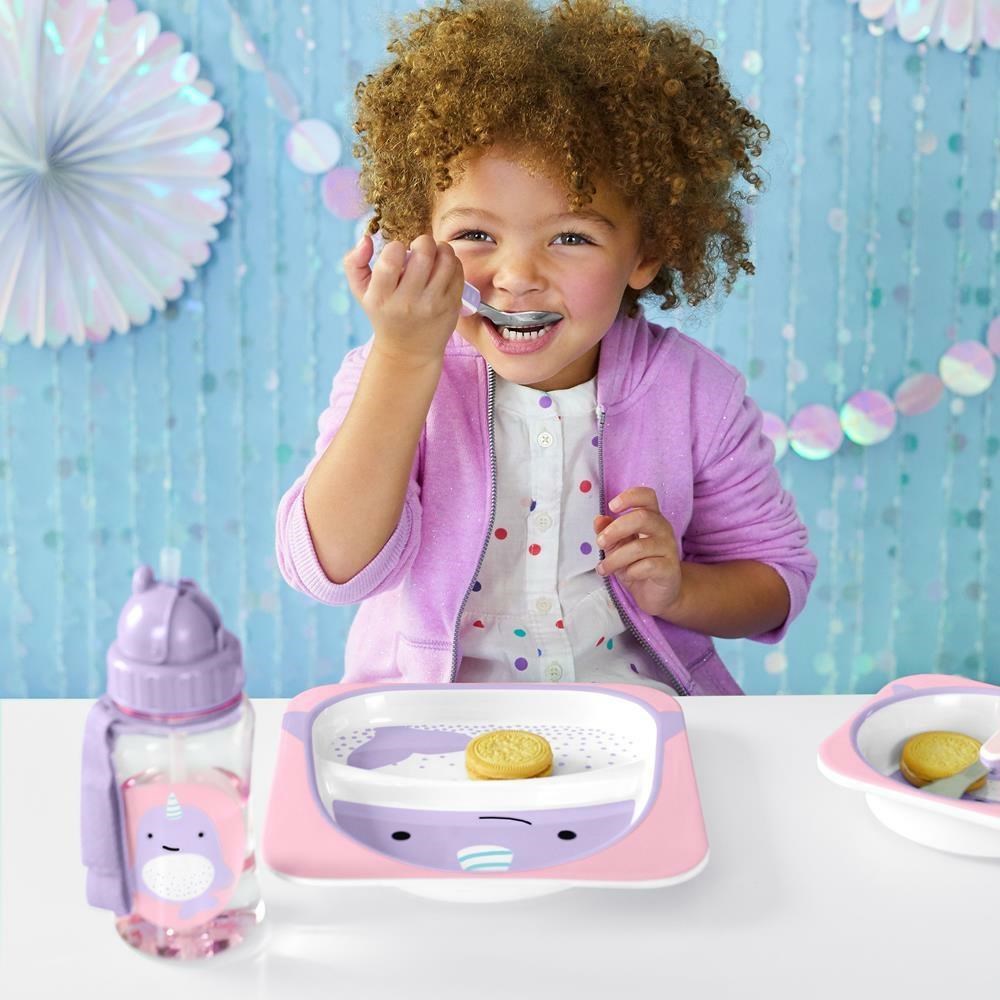 Skip Hop Zootensils Çatal Kaşık Seti Narwhal Orjinal