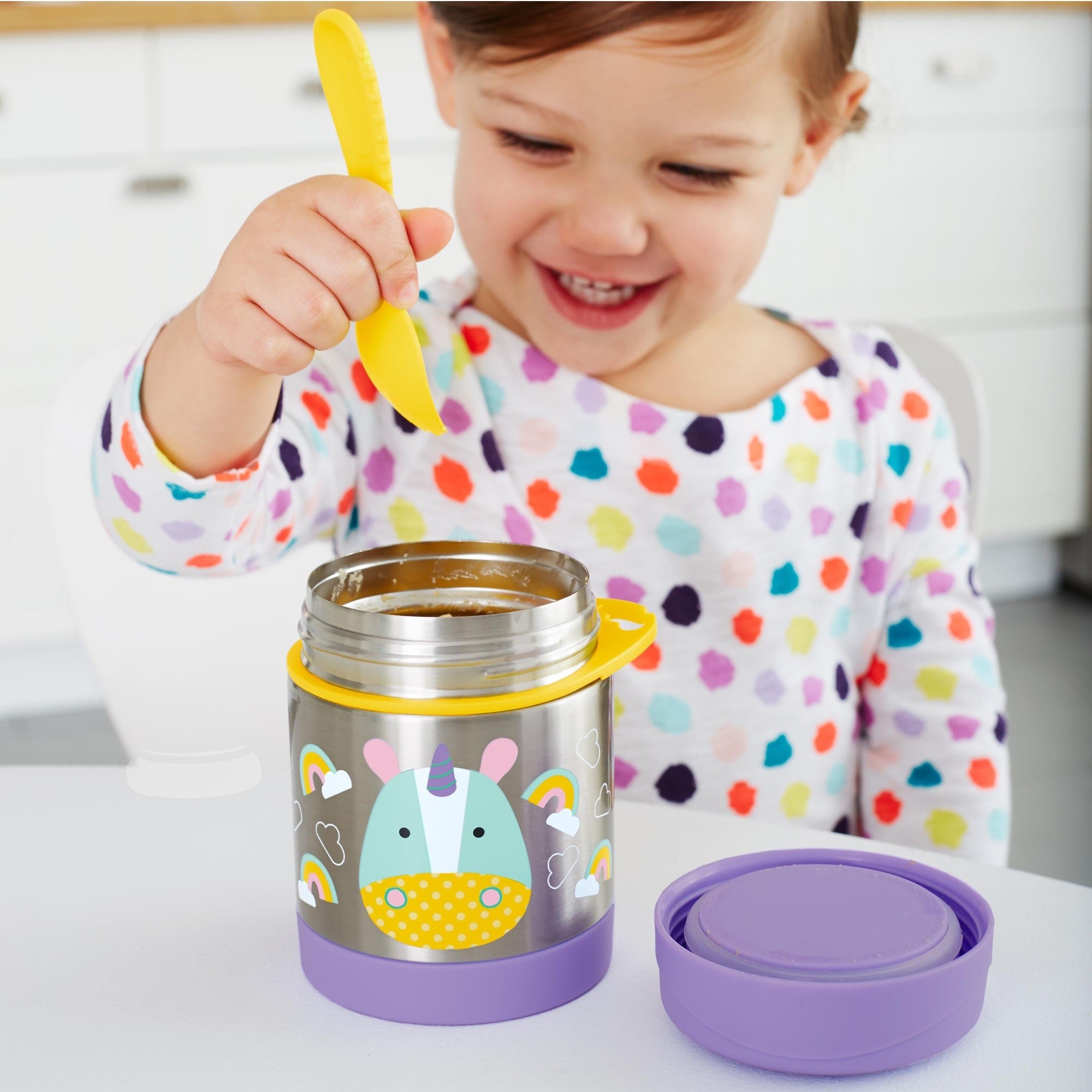 Skip Hop Zoo Paslanmaz Çelik Termos Unicorn Orjinal