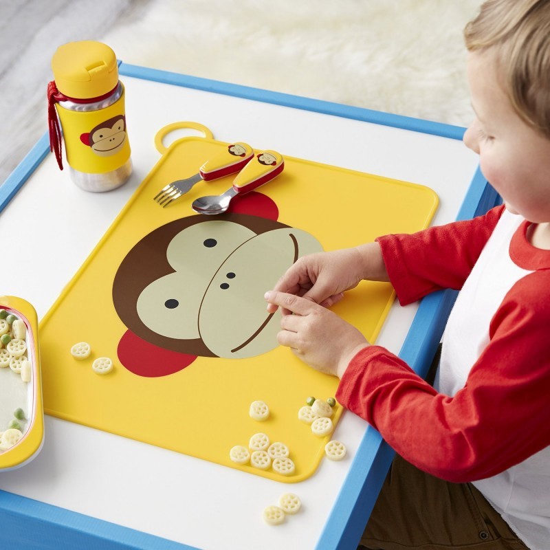 Skip Hop Zoo Pipetli Paslanmaz Çelik Suluk Maymun Orjinal