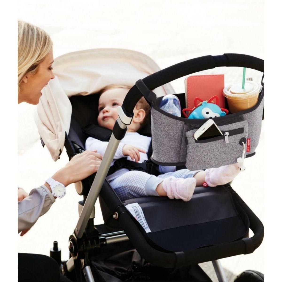 Skip Hop Grab&Go Bebek Arabası Düzenleyici Gri Orjinal