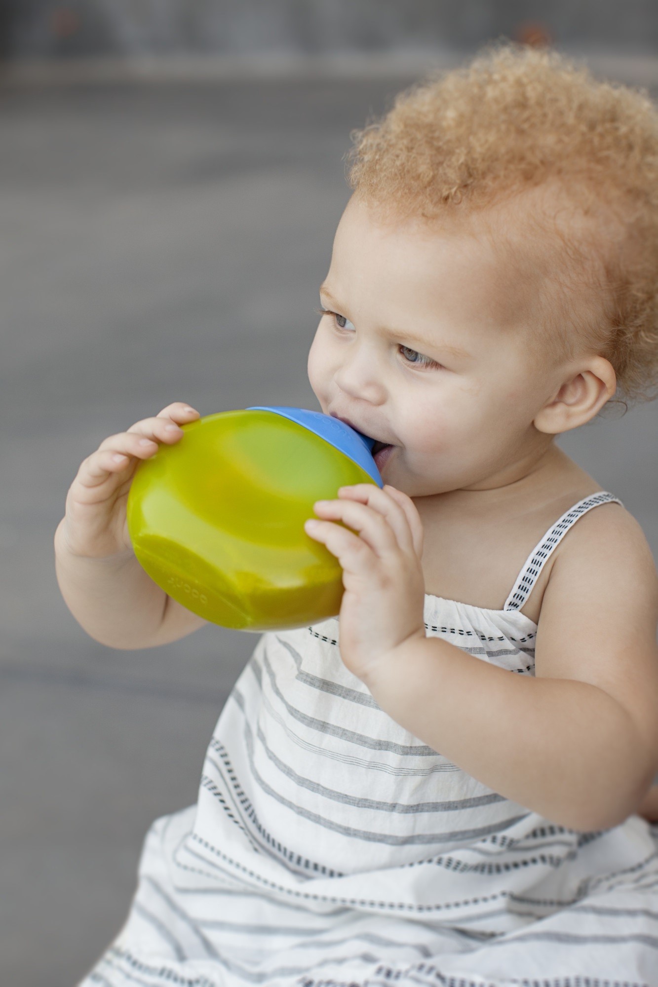 Boon Fluid Sippy Cup Akıtmaz Bardak Yeşil Mavi Yeşil
