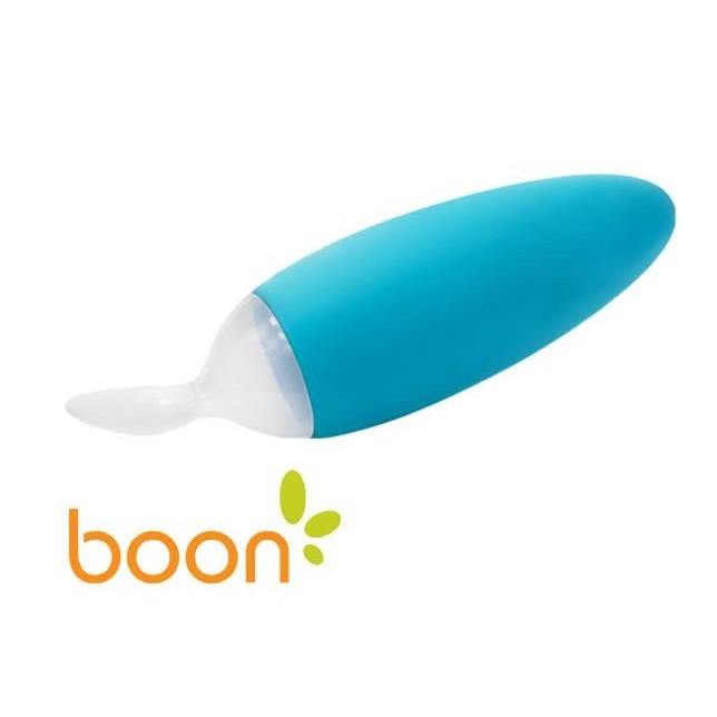 Boon Squirt Bebek Silikon Beslenme Kaşığı Mavi