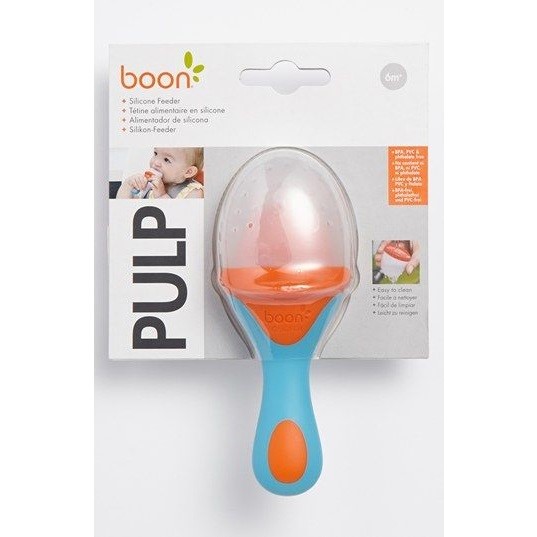 Boon Pulp - Silikon Sebze Meyve Filesi Turuncu Mavi Mavi