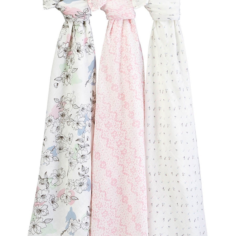 Aden+Anais Bambu Üçlü Müslin Set - Meadowlark Orjinal