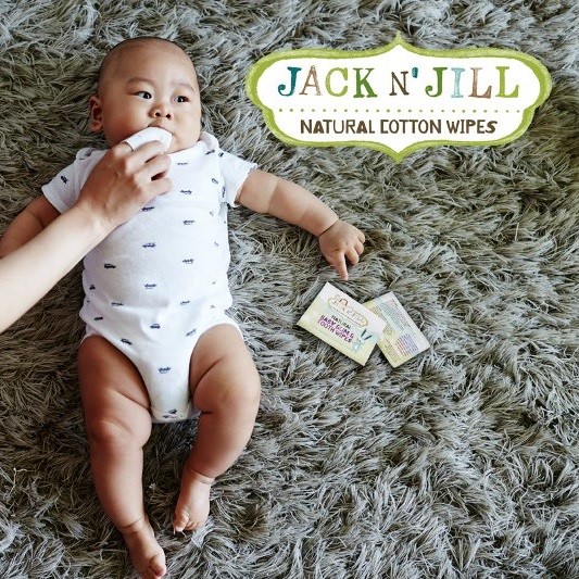 Jack N´ Jill Doğal Bebek Diş Temizleme Mendilleri Orjinal