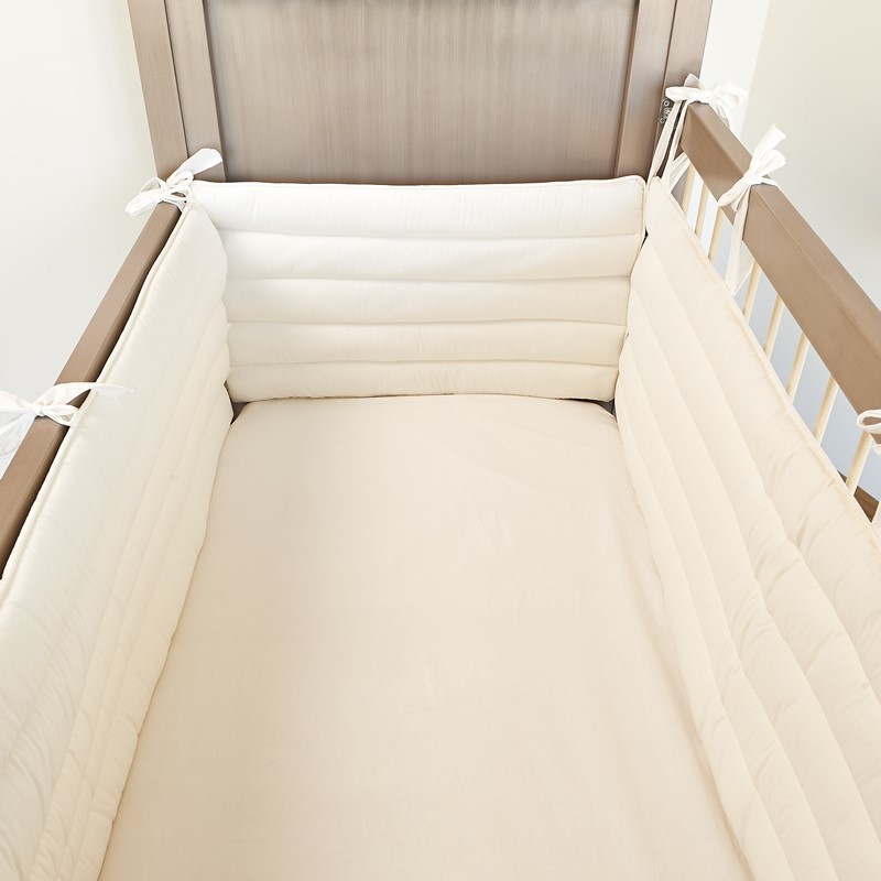 Aybi Baby Basic Kenar Koruma Seti 70x130 cm Krem