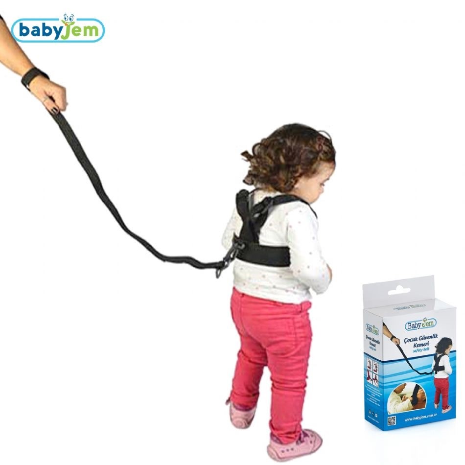 Baby Jem Çocuk Güvenlik Kemeri Siyah Orjinal