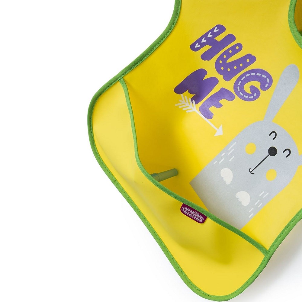 BabyJem Poli Muşamba Büyük Önlük Sarı