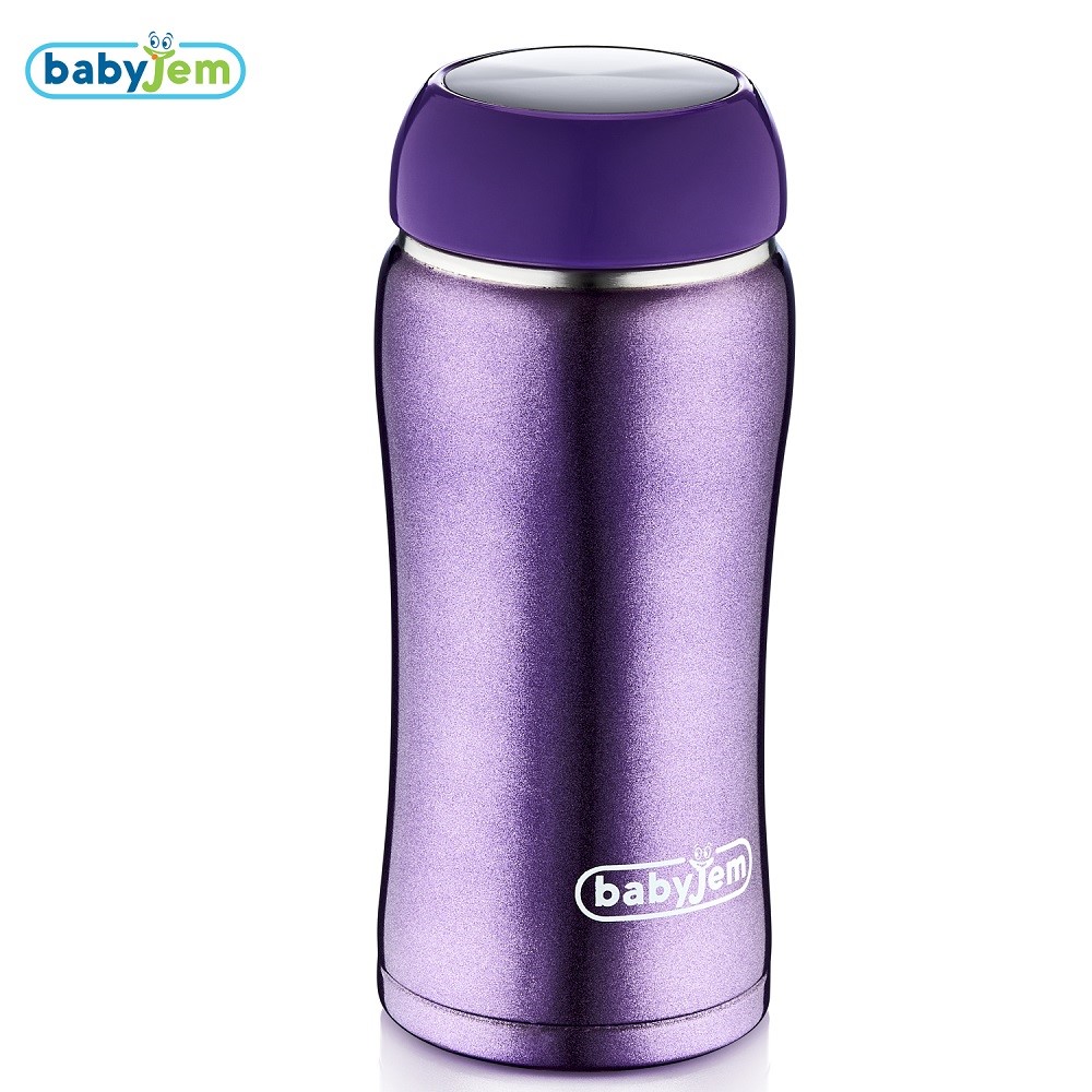 BabyJem Tombul Bebek Termosu 320 ml Mor