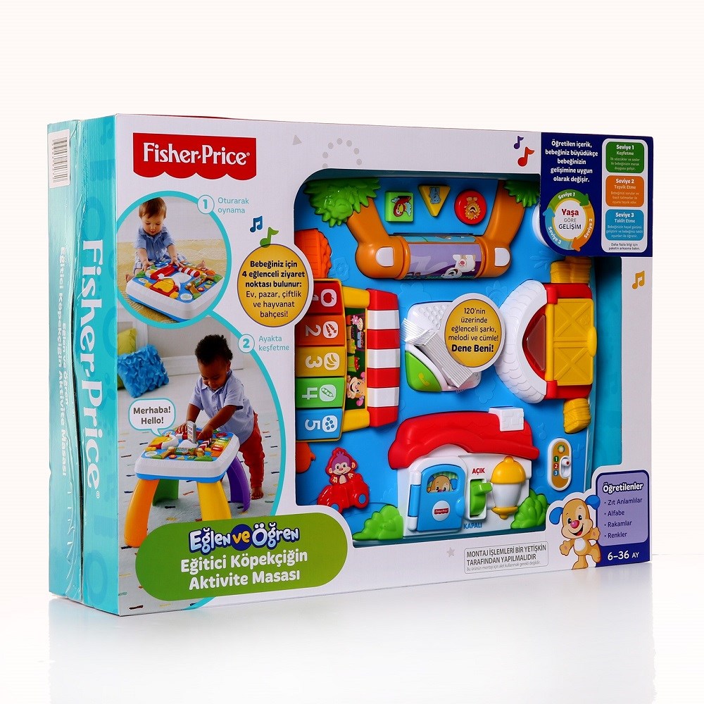 Fisher Price Eğitici Köpekçiğin Aktivite Masası Orjinal