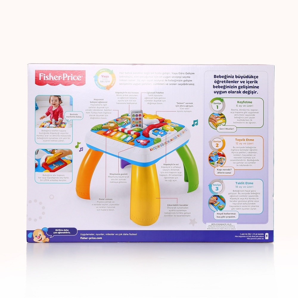 Fisher Price Eğitici Köpekçiğin Aktivite Masası Orjinal