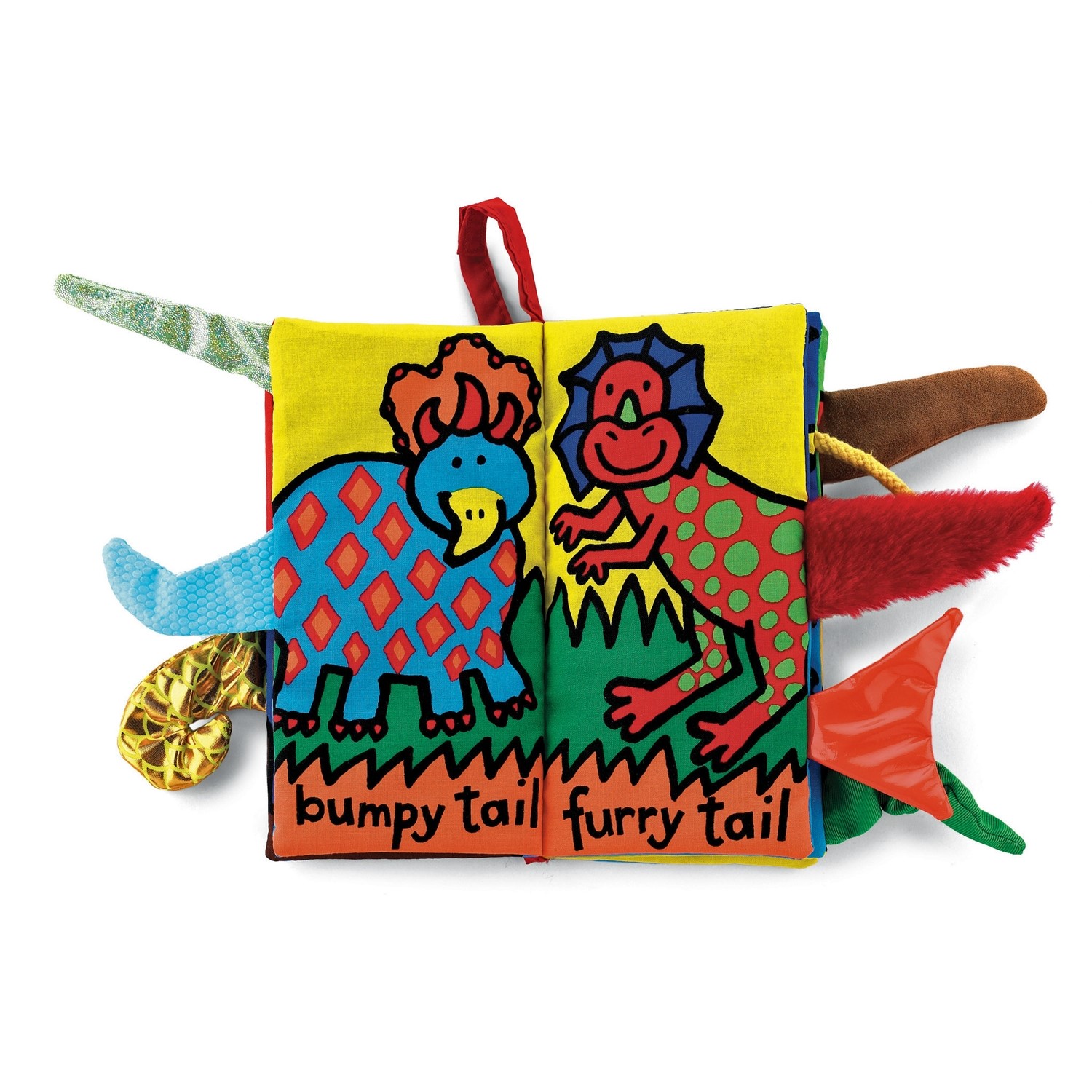 Jellycat Bez Kitap/Dino Tails Book Eğitici Kitap Orjinal