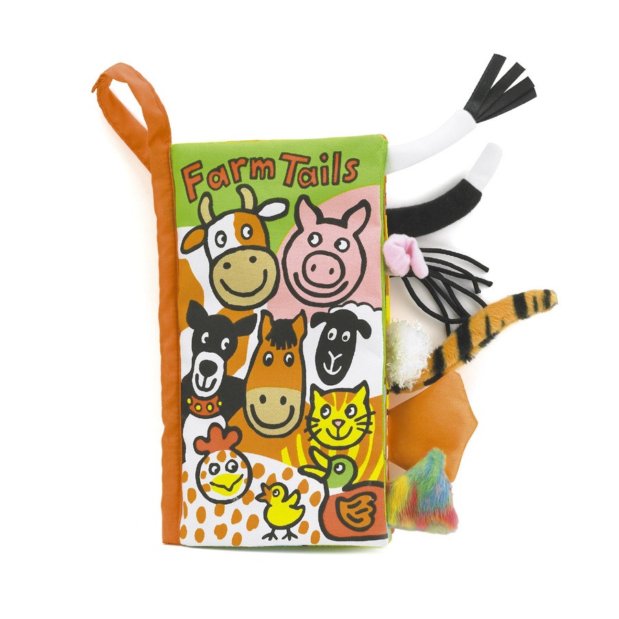 Jellycat Bez Kitap/Farm Tails Book Eğitici Kitap Orjinal