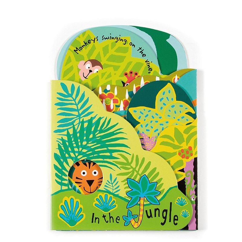 Jellycat Eğitici Kitap/ In The Jungle Orjinal