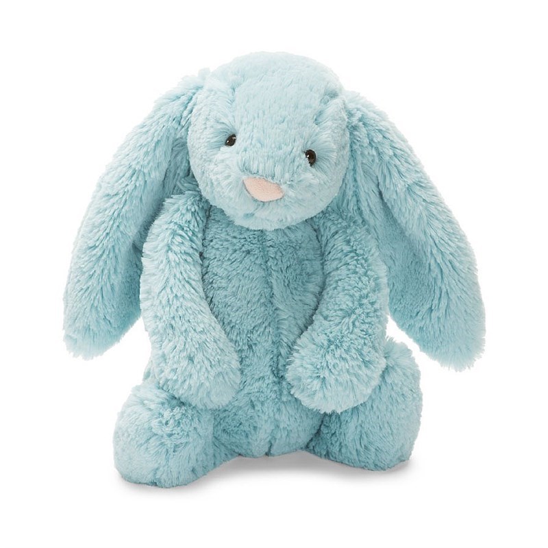 Jellycat Bashful Turkuaz Tavşan Medium Uyku Arkadaşım Orjinal