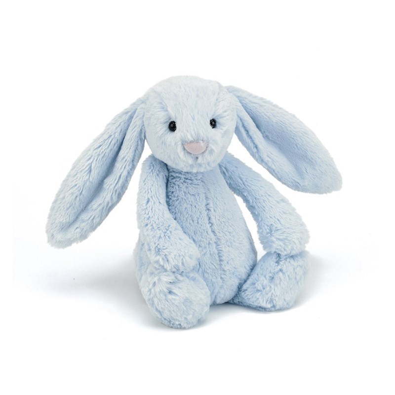 Jellycat Bashful Mavi Tavşan Medium Uyku Arkadaşım Orjinal