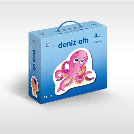 Mikado Bebek Yapboz Denizaltı Kutulu Orjinal