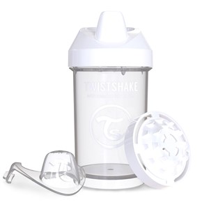 Twistshake KidCup Suluk 8 Ay+ 300 ml Beyaz