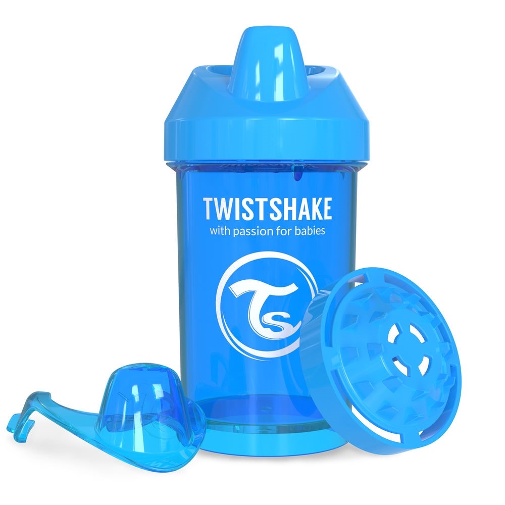Twistshake KidCup Suluk 8 Ay+ 300 ml Mavi Orjinal