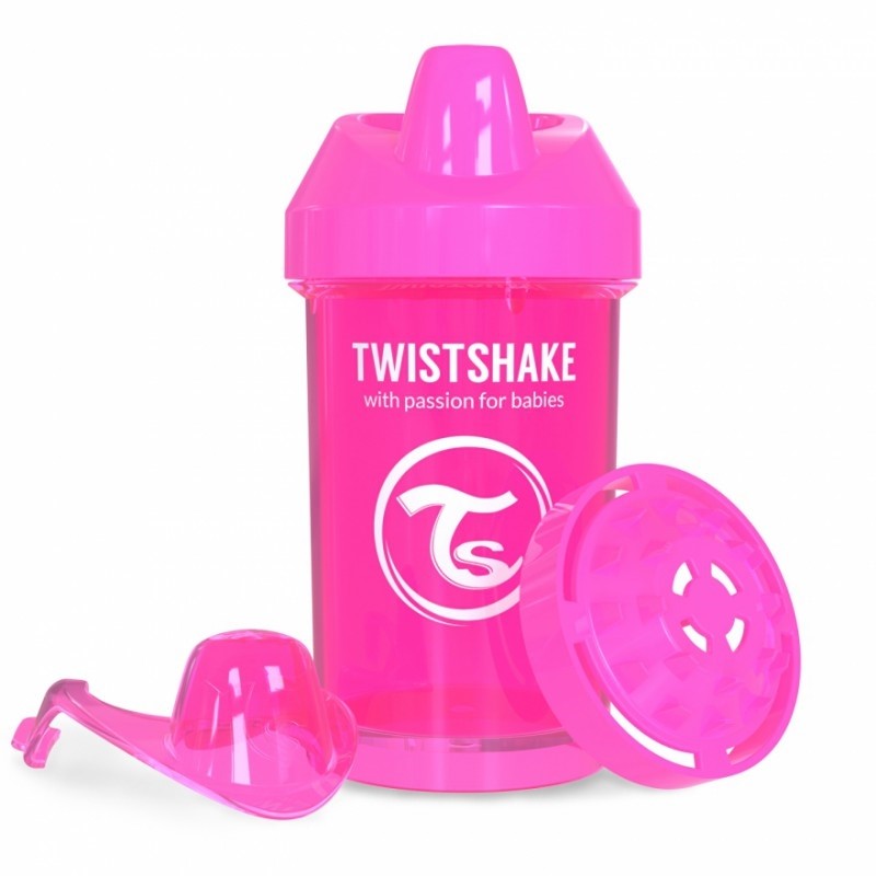 Twistshake KidCup Suluk 8 Ay+ 300 ml Pembe Orjinal